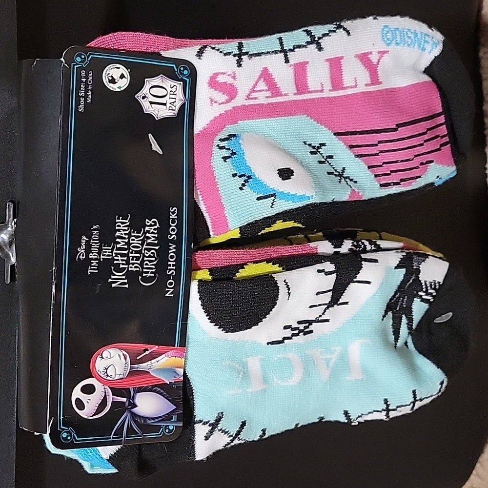The Nightmare before Christmas no-show socks